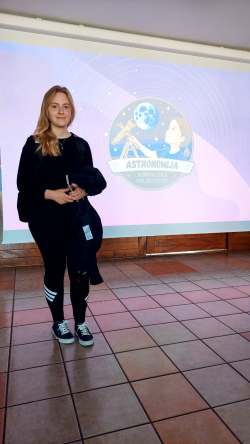 Stefani Pintarić sudjelovala na državnom Natjecanju iz astronomije