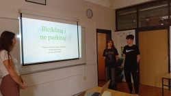 Građanski odgoj i obrazovanje u praksi &ndash; proveden projekt &bdquo;Bicikliraj i ne parkiraj!&ldquo;